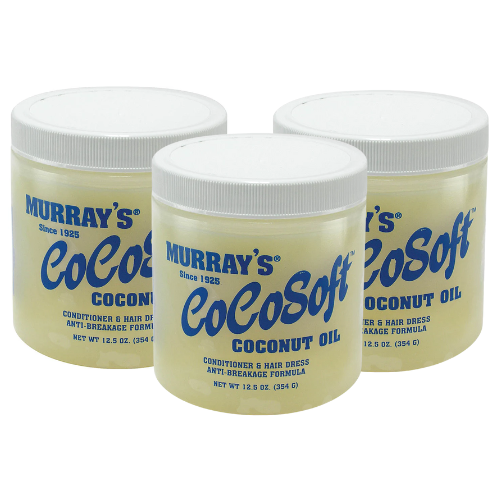 Murrays Cocosoft Coconut Oil. White 12.5oz Trio