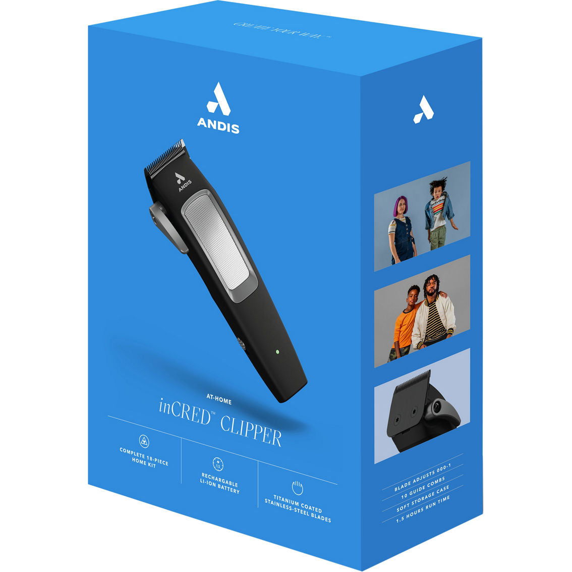 Andis inCRED CLIPPER 18 Pieces Kit - Kess Hair and Beauty