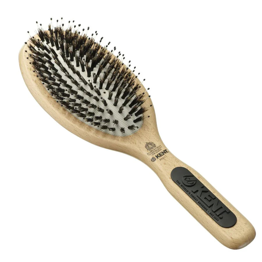 Kent PF01 "Perfect For" Large Cushion Bristle Nylon Mix Brush - Kess Hair and Beauty