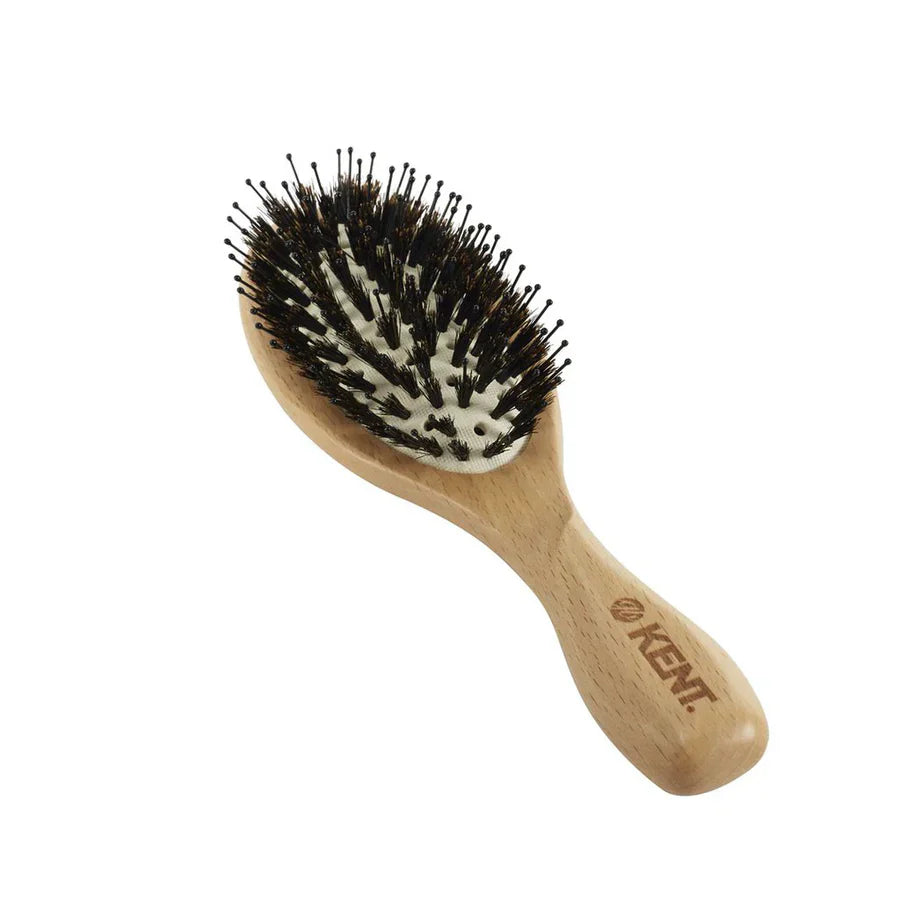 KENT LPF1 "Pure Flow" Vented Oval Cushion Bristle Nylon Mix Hairbrush - Kess Hair and Beauty