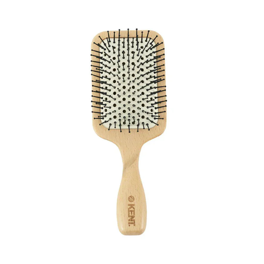 KENT LPF2 "Pure Flow" Large Vented Fine Quill Paddle Brush - Kess Hair and Beauty