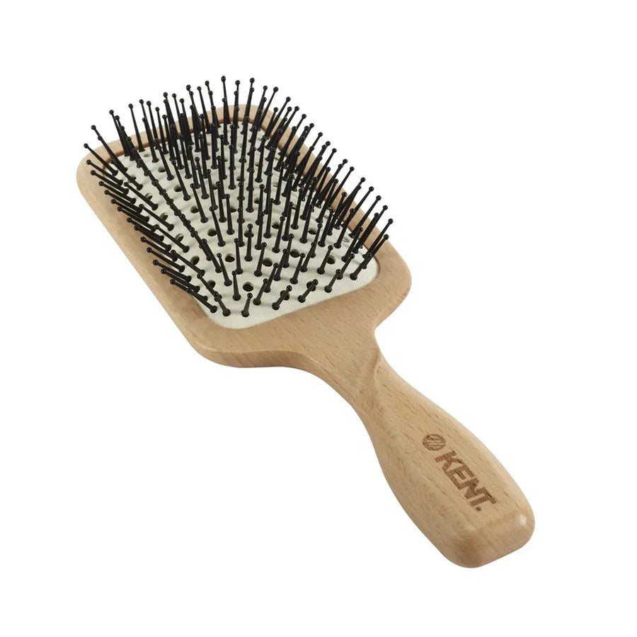 KENT LPF2 "Pure Flow" Large Vented Fine Quill Paddle Brush - Kess Hair and Beauty