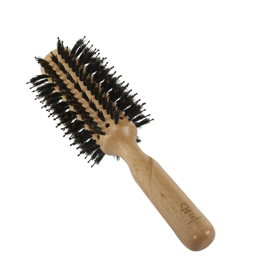 KENT LPF5 "Pure Flow" Large Vented 35mm Bristle Nylon Mix Round Brush - Kess Hair and Beauty