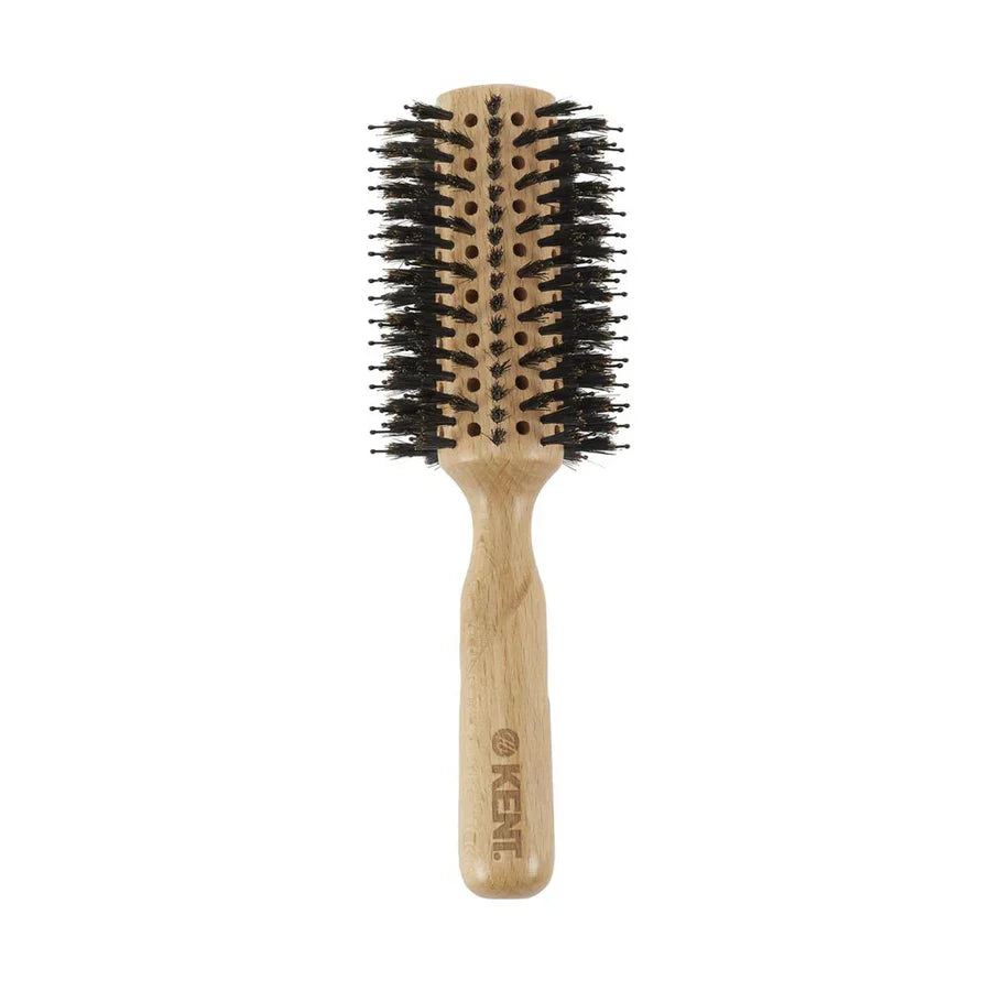 KENT LPF5 "Pure Flow" Large Vented 35mm Bristle Nylon Mix Round Brush - Kess Hair and Beauty